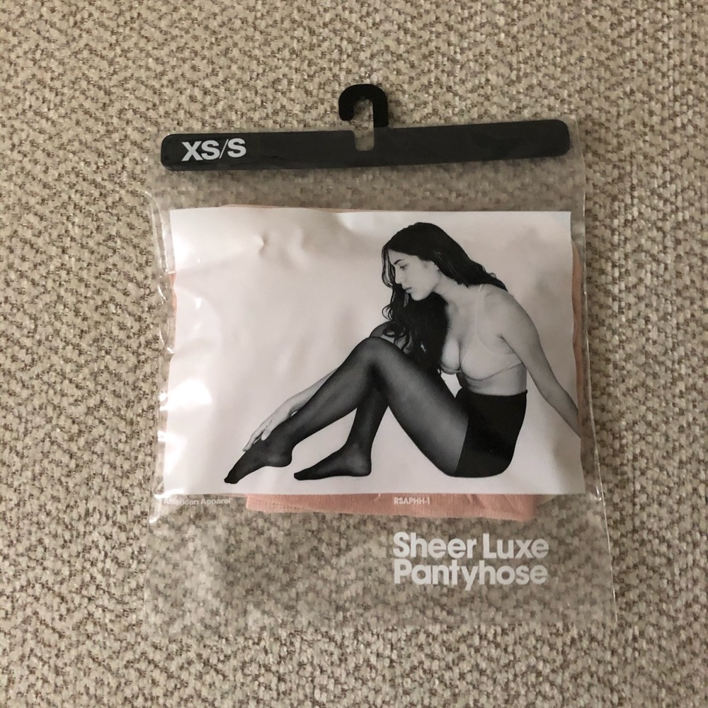 American Apparel Sheer Luxe Pantyhose XS S